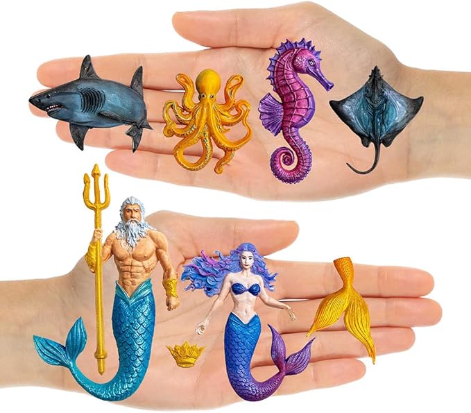 Mermaid and Sea Creatures Clay Molds for Crafts
