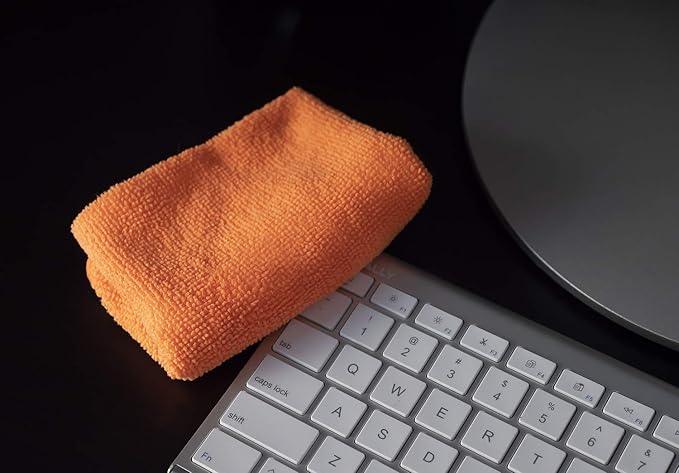 Tricol Clean Certified Recycled Microfiber Cleaning Cloths, Made from Plastic Bottles (16 x 16 in Cloths) Pack of 12