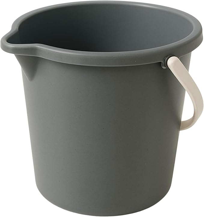 JOEY'Z 10QT (9.5L) Heavy Duty Sturdy Spout Pail Bucket with Durable Grip Handle for Cleaning, Mopping, Projects, Storage, Paint