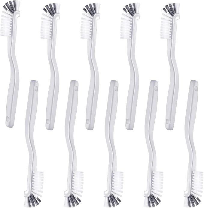 ELANE 10 Pcs Dish Scrub Brush Small Scrub Brushes for Cleaning,Kitchen Scrub Brush for Dishes,Corner Scrub Brush