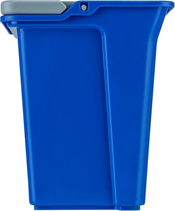 Restaurantware-Clean Tek Professional 6 Quart Cleaning Bucket, 1 Utility Pail with Handle - Heavy-Duty, Portable, Blue Plastic Washing Pail, Perfect for Household, Outdoor, Car Wash and More