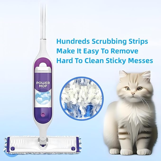 Replacement Pads for S.wiff.er PowerMop Disposable Mop Pads, Floor Mopping Pads, Spare Pack for Floor Cleaning，20 Count