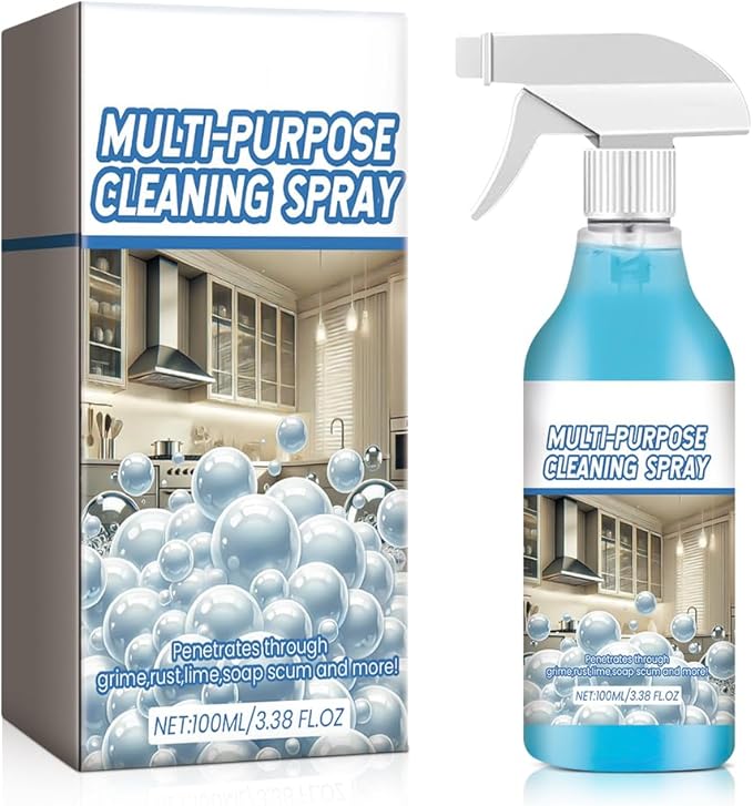 Spray Splash Cleaner, 2026 Upgrade Multi-Purpose Handheld Degreaser, Upgraded Foam Sprays for Ovens, Easy-To-Use Rust Remover for Kitchenware, Grime Remover Spray for Home Family (1)