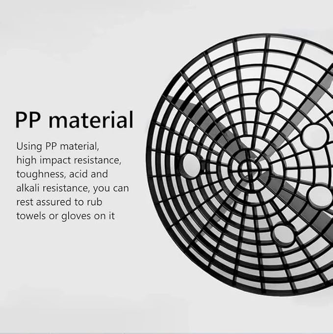 Car Wash Bucket Insert Dirt Guard Insert Fits 12 Inch Diameter Bucket or 3-5 Gallon Bucket (2, Blue)