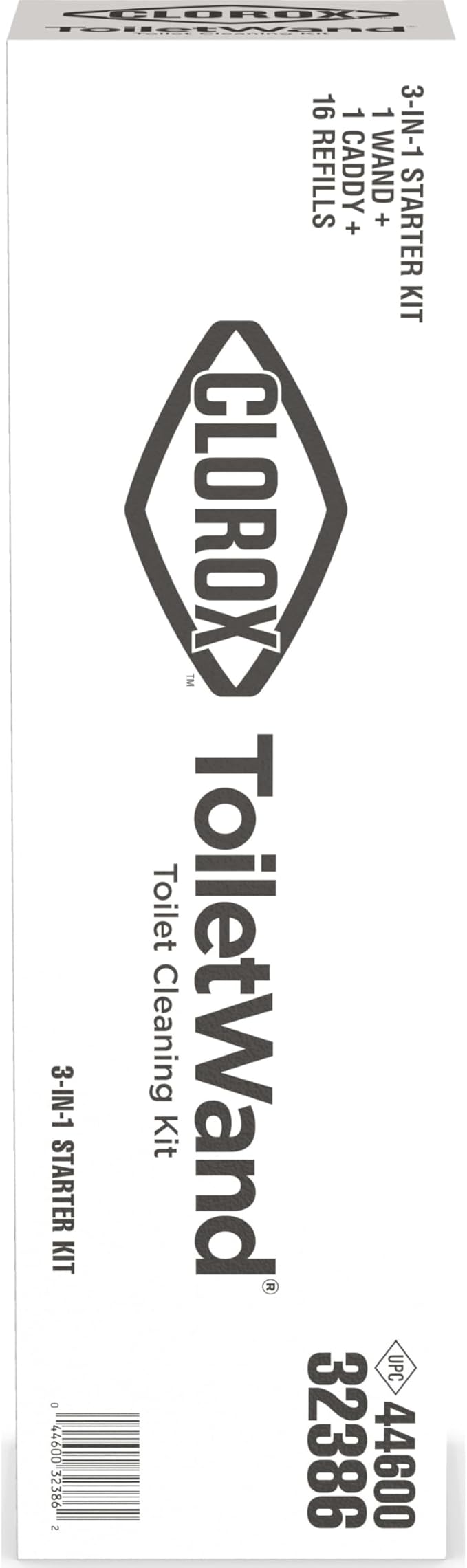 CLOROX ToiletWand Disposable Toilet Cleaning System - ToiletWand, Storage Caddy and 16 Disinfecting Refill Heads (Pack of 6)