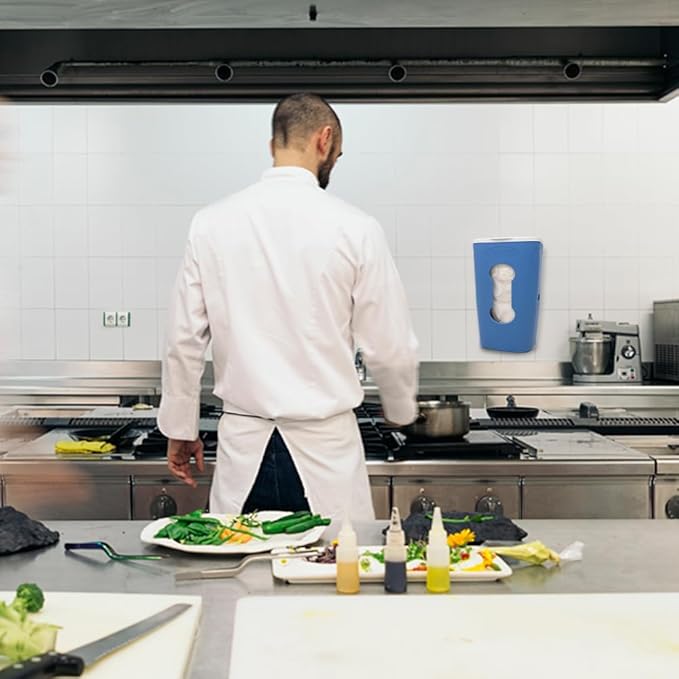 TRONEX 1200 Pack Food Safe Vinyl Gloves and Eco Pack Disposable Gloves Dispensing Box Refillable