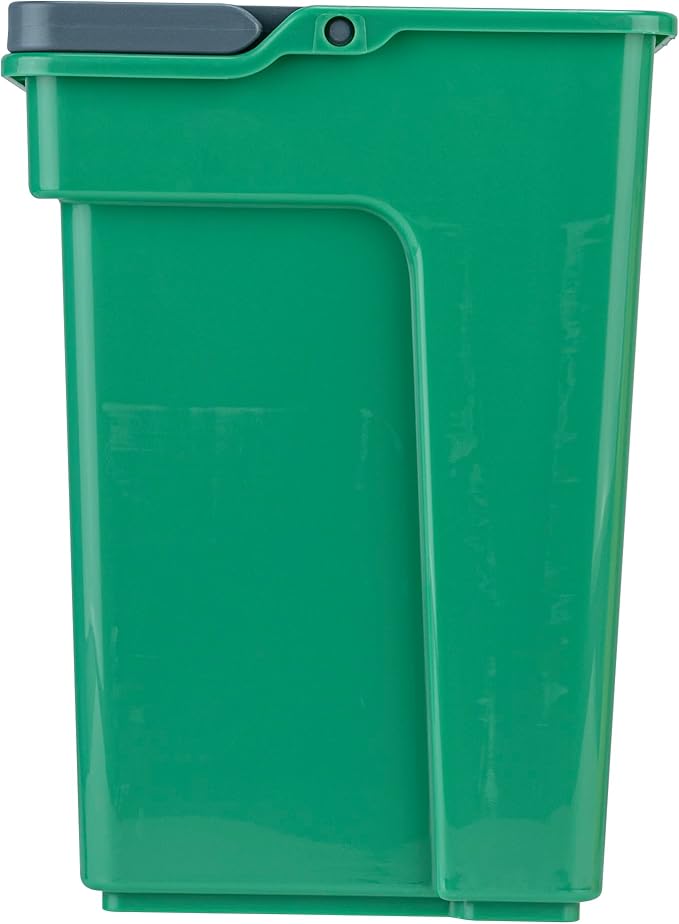 Restaurantware-Clean Tek Professional 4 Quart Cleaning Bucket, 1 Utility Pail with Handle - Heavy-Duty, Portable, Green Plastic Washing Pail, Perfect for Household, Outdoor, Car Wash and More