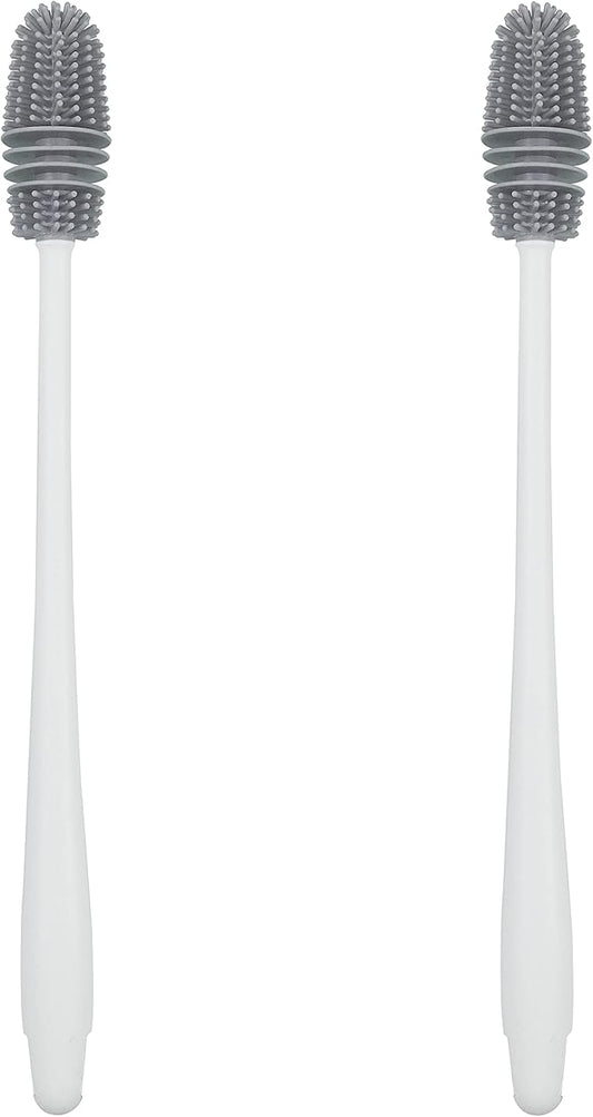 PHYEX 2 Packs Long Handle Bottle Brushes, Water Bottle Cleaner for Washing Narrow Neck/Mouth Bottle