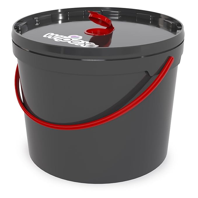 Wipex Plant Based Gym Wipes Dispenser Refill - 700 Count Fitness Equipment Wipes (Original Lemongrass + Bucket, 700 Count (Pack of 2 + Bucket))