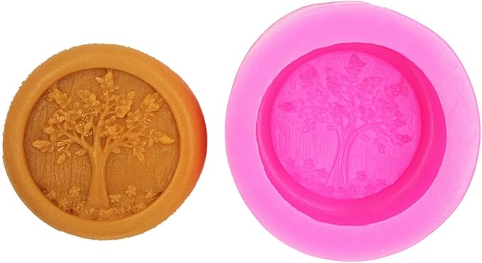 Tree Soap Molds Silicone Soap Mold DIY Candle Craft Wax Gypsum Craft Silicone Mold