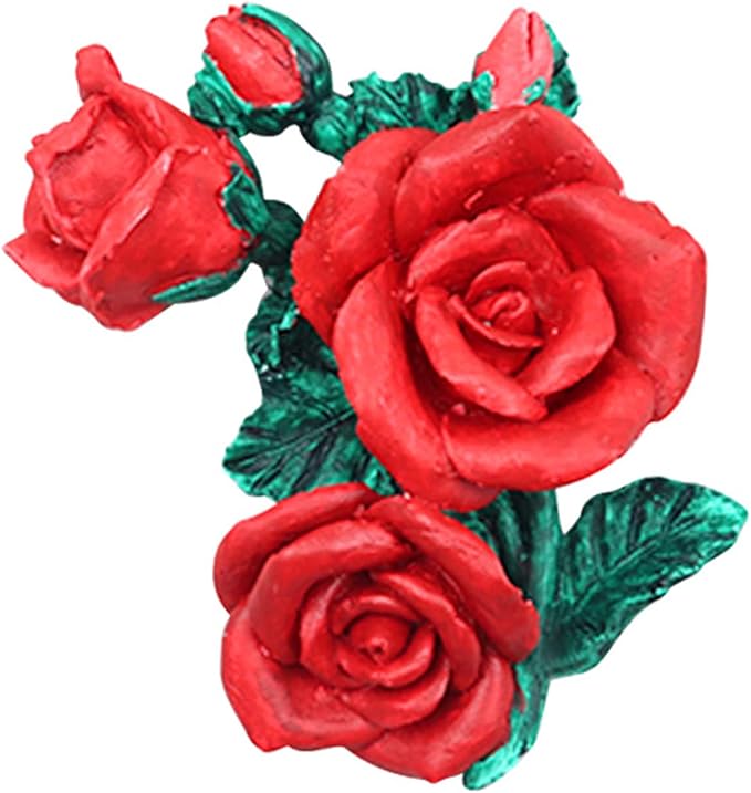 Rose Bouquet Pod Silicone Fondant Mold Flower Cake Chocolate Candy Mold Epoxy Resin Jewelry Making Mould Soap Polymer Clay Mold Pastry Baking Tools