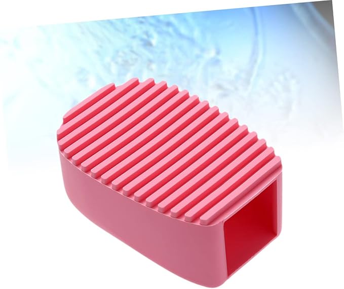 Candy Color Handheld Silicone Laundry Brush Thick Scrubbing Washboard for Clothes Washing Portable Cleaning Tool for Home and Travel