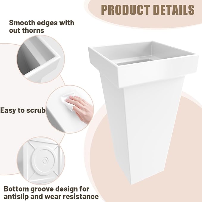 Flower Cart Display Stand with Buckets & Wheels – 3-Tier Mobile Flower Bar Cart for Shops, Weddings, Garden, and Home – Includes 12 Buckets & 4 Hooks