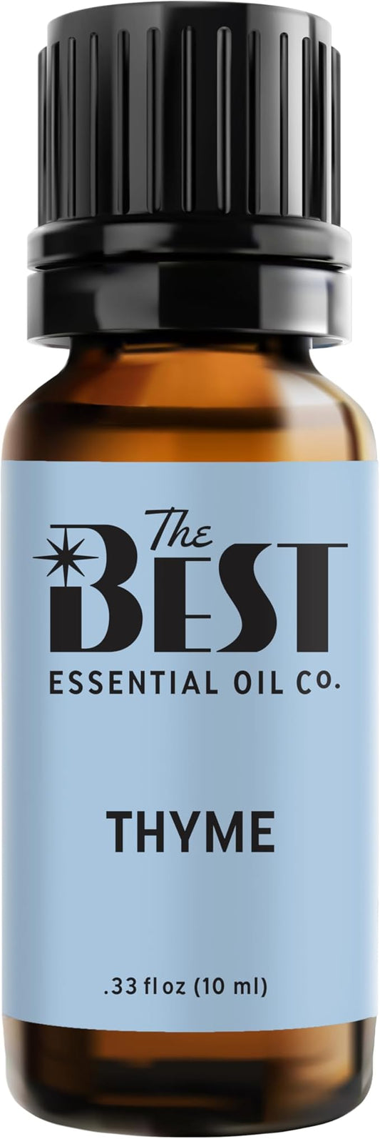 The Best Thyme Essential Oil Premium Grade- 100% Pure & Natural for Aromatherapy, Diffuser, Spa, Massage, Air Freshener- 10 ml (.33 fl oz)