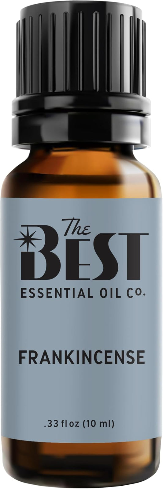 The Best Frankincense Essential Oil Premium Grade- 100% Pure & Natural for Aromatherapy, Diffuser, Spa, Massage, Air Freshener- 10 ml (.33 fl oz)