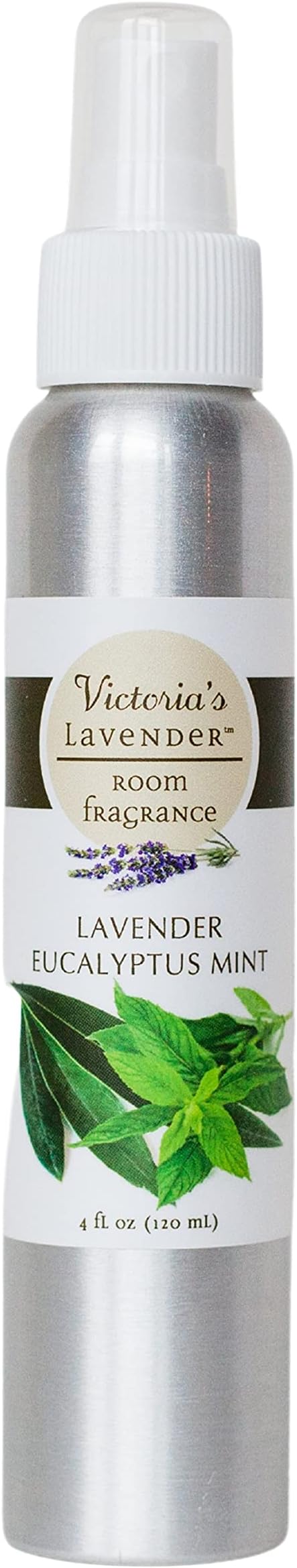 Victoria's Lavender & Eucalyptus Room Spray, Made in the USA, Air Freshener & Odor Eliminator, Essential Oil Concentrated, Luxury Home Atmosphere Spray, 4 oz