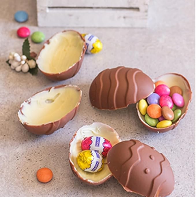 Silicone Mold Chocolate Decorating Mould DIY Cake Mousse Molds Baking Accessories Reusable Tools (Egg N_11.84 X7 X1.28inch)