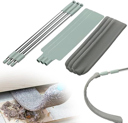 Retractable Gap Dust Cleaner, 2025 New Extendable Microfiber Duster with Bendable & Removable Head, Washable Dusting Brush for Home, Kitchen, Car & Hard-to-Reach Areas (3)
