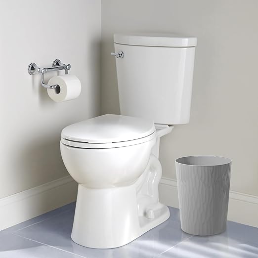 UUJOLY Small Trash Can Wastebasket Garbage Can Container Bins for Bathrooms,Bedroom Room, Kitchens, Offices, Kids Rooms, Dorms, 3 Pack, Grey