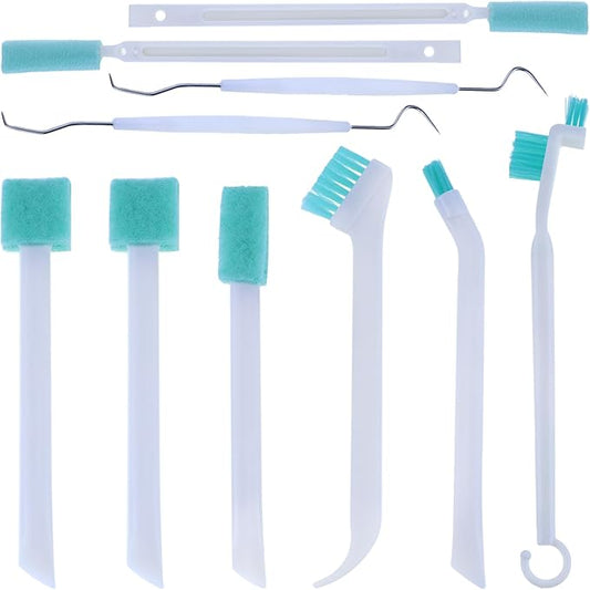 Small Cleaning Brush Set for Household, Car Vent Detailing Cleaning Stick, Humidifier Groove Bottle Gap Cleaning Tool, Crack Crevice Cleaner for Door Window Track Faucet Croner Hard Tight Spaces