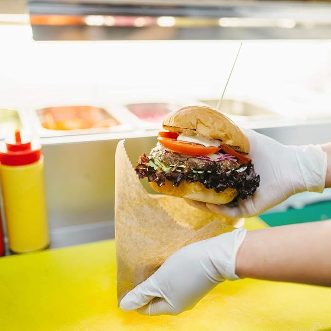 New Disposable Latex Gloves, Powder Free 100 Per Box | 1000 Case