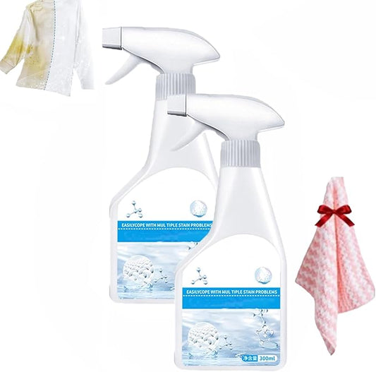 Wondolla Stain Remover, Laundry Stain Remover Emulsifier, Dry Clean-on-the-Go Spray No Water