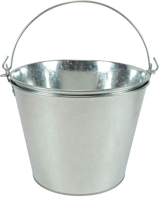 5-Quart Galvanized Pail Beer Bucket 9x9x7 inches (Pack of 2)