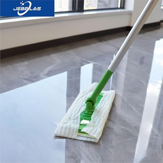 JEBBLAS Disposable Mop Cloth Dry Sweeping Pad for Floor Mop Sweeping Cloths Multi Surface Refills, 120 Pcs/Pack
