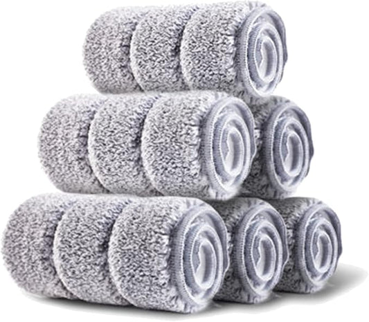 18 Inch Microfiber Floor mop Pads 6 Pack Microfiber Mop Replacement Heads for Wet Dry Mops Premium Floor Cleaning Pads Reusable Best Home Cleaning mops dust Hardwood Tile Kitchen