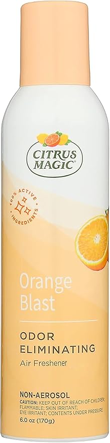 Citrus Magic Odor Eliminating Air Freshener Spray, Orange Blast, 6-Ounce