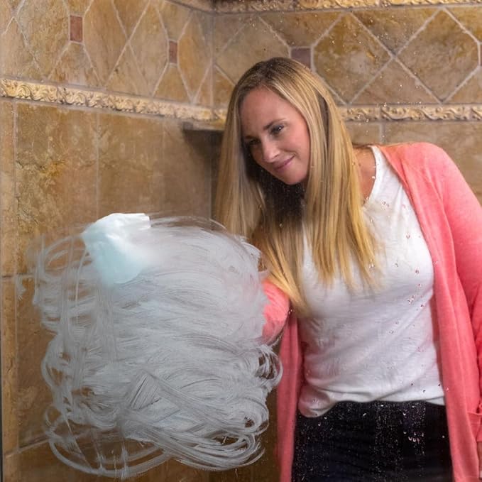 EnduroShield Shower Door Glass Polish – Water Spot Remover & Hard Water Stain Cleaner for Cloudy Shower Doors – Removes Soap Scum, Limescale & More – 7.4 fl oz