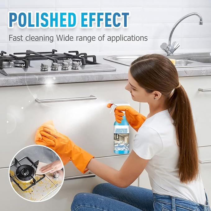 Spray Splash Cleaner 2025 New Upgraded Multi-Purpose Splash Foam Spray Splash Foam Spray Cleaner for Kitchen, Countertop, Oven Cleaning Spray (1)