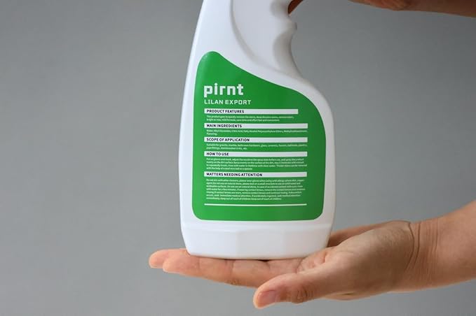 Pirnt Granite Cleaner & Sealer Spray - 500ml | Countertop, Marble, Quartz, Stone & Tile Cleaning Solution for Kitchen & Bathroom | Stain Remover & Polish | Safe for All Natural & Engineered Surfaces