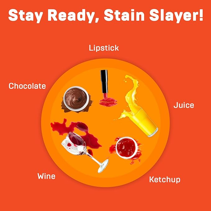 IBB Powerful Stain Remover for Clothes, Instant Spot Cleaning for All Laundry Tough Stains, Travel-Friendly & Portable Stain Remover Pen, Effective Stain Sticks, 5 Count