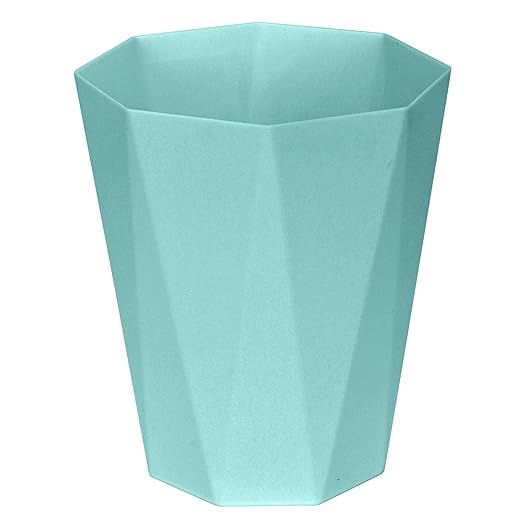 ZXJ Small Trash Can - 1.8 Gallon - Green - Waste Basket - Garbage Bin Bathroom,Kitchen,Office,Dormitory,Camping,Kids Room