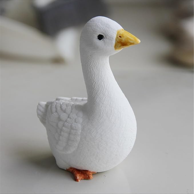 Gooses Animal Statue Silicone Molds for Epoxy Resin Soap Making Home Decoration Gypsum Silicone Molds