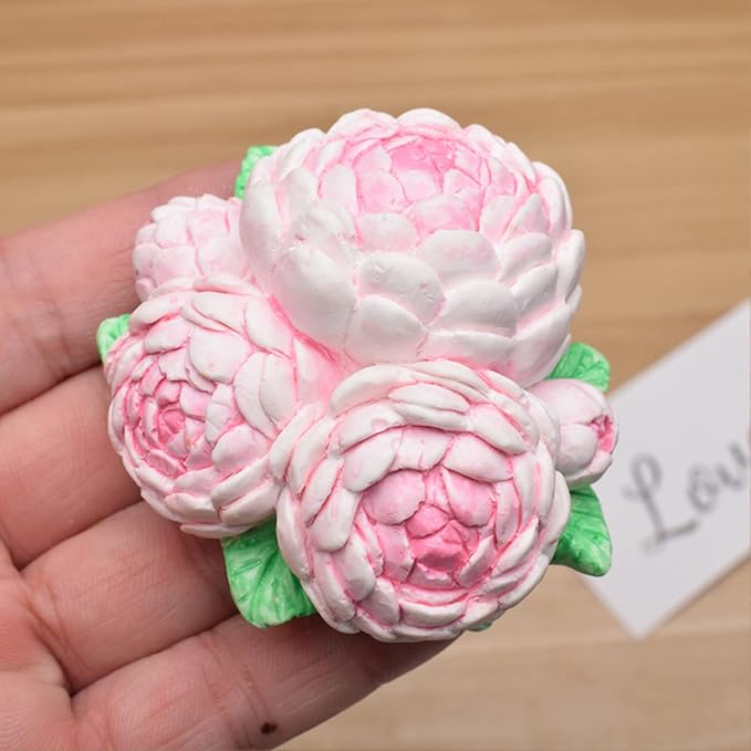 3D Rose Flower Silicone Fondant Mold Chocolate Candy Cake Decorating Mould Soap Candle Mold Resin Clay Baking Pastry Tools