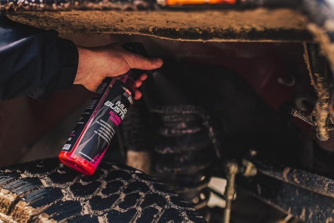 P & S PROFESSIONAL DETAIL PRODUCTS P&S Off Road Mud Buster Foaming Cleaner – Heavy-Duty Degreaser for Undercarriages, Frames & Wheels – Tough on Mud & Grime, Corrosion Protection - 16 oz. Spray