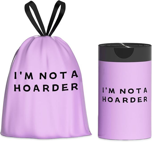 13 Gallon Trash Bags Drawstring, 50 Count Tall Kitchen Trash Bags, Sturdy Large Trash Bags, Not Hoarder Printed Garbage Bags 13 Gallon Tall Kitchen, Tear Resistant Kitchen Garbage Bags for Kitchen