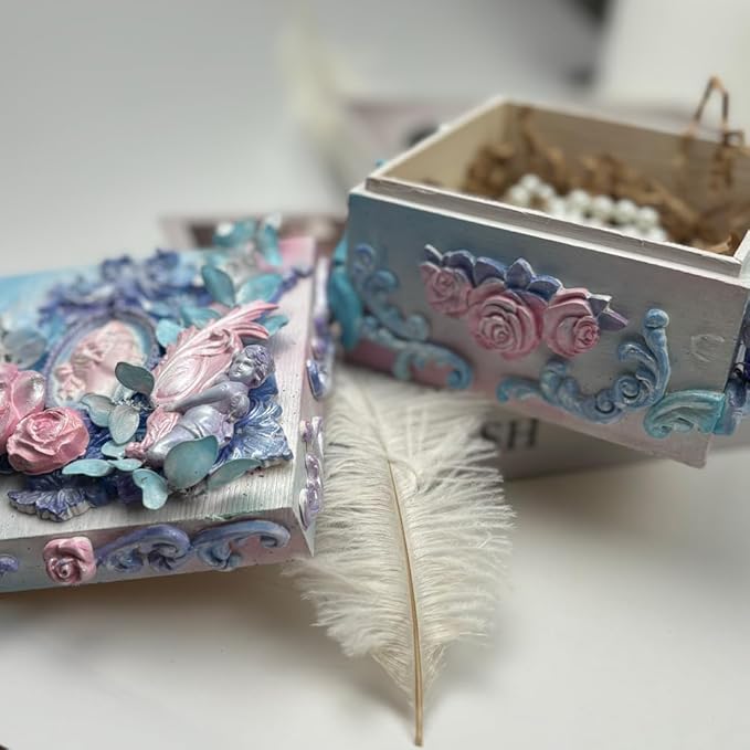 Scrollworks Mold for Polyclay Air Dry Clay Plaster