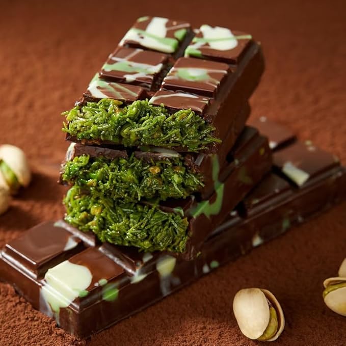 Chocolate Bar Mold - Dubai Chocolate Mold,Food Grade Silicone Chocolate Molds,Non-Stick & Easy to Release Deep Mold for Dubai Pistachio Chocolates, Candy, Snacks, Desserts, Dishwasher Safe