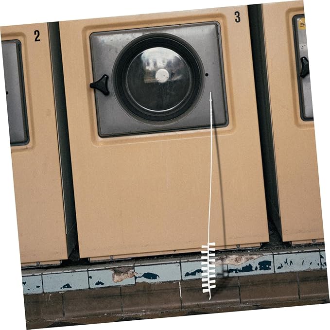 PartyKindom 3pcs Dryer Vent Cleaning Kit Washer Drum Brushes Laundry Brush Set for Washing Machine and Bristles Extended Reach