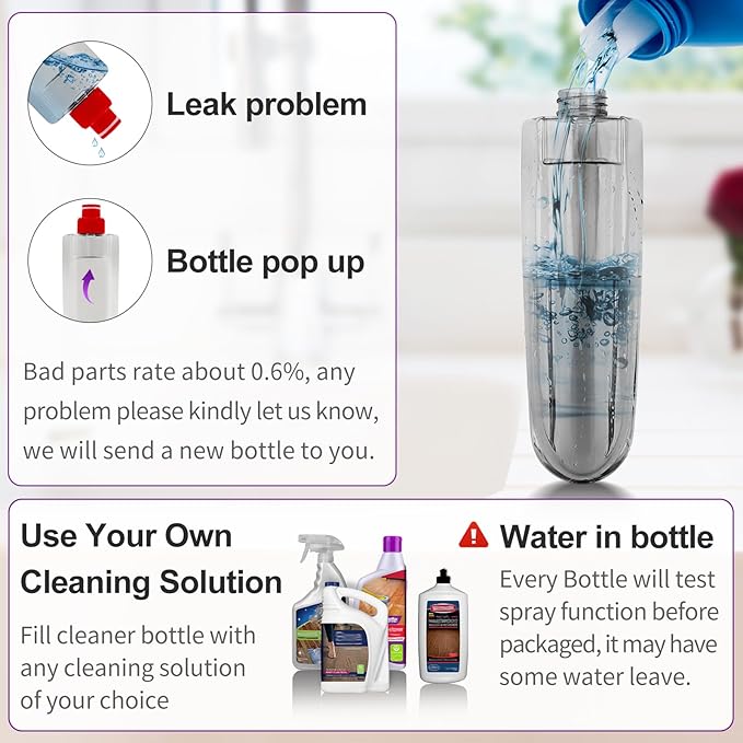 Spray Mops for Floor Cleaning Floor Mop with a Refillable Spray Bottle and 3 Washable Microfiber Pads Home or Commercial Use Dry Wet Flat Mop for Hardwood Laminate Wood (Pure Purple)