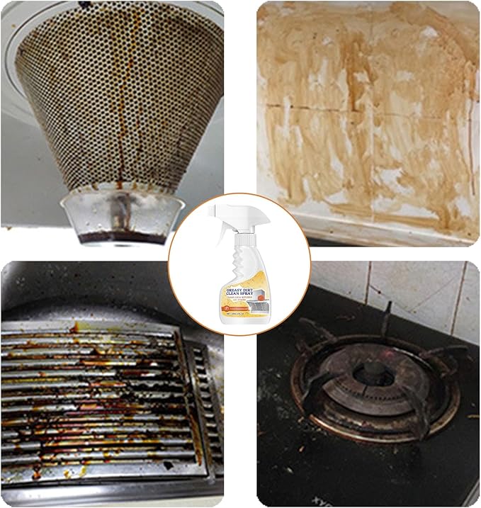 Levelarank Multifunctional Powerful Kitchen Foam Cleaner, Rotateepic Foam Cleaner, Multifunctional Powerful Kitchen foam cleaner, 2025 New All-Purpose Oil Stain Cleaning Spray, For kitchen (1)