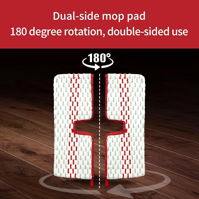 5 Pack Microfiber Mop Refills - Spray Mop & Flat Mop Replacement Pads | Mop Heads Replacements Compatible with ProMist MAX, Washable & Reusable Mop Refills