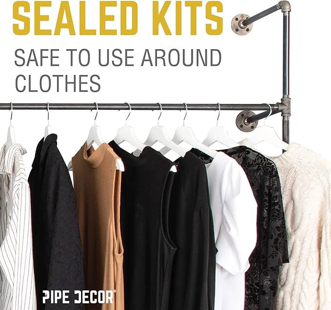 PIPE DÉCOR Degreaser Kit Cleans and Protects Pipe Décor Kits and Projects Includes 16 oz Degreaser, 4 oz Sealer, Rag for Degreaser, Applicator Brush for Sealer