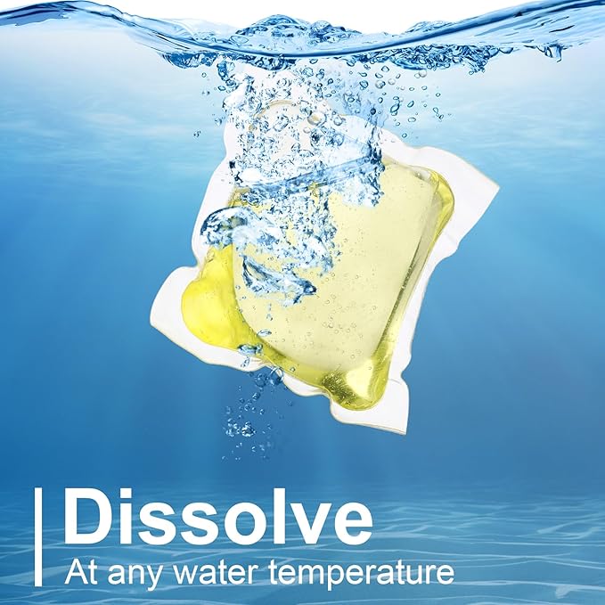 400 Pcs Laundry Detergent Soap Pods Bulk Anti Sensitive Laundry Pods Scented Washing Machine Pacs Packs with Clear Container Stain and Odor Removal, Ultra Concentrated,Plant Ingredient