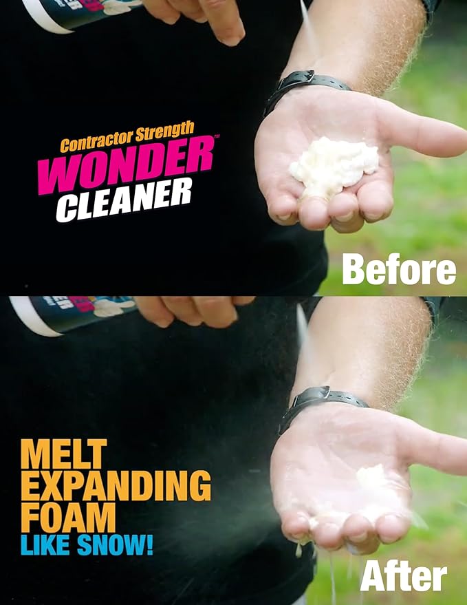 Abracadabra® Contractor Strength Wonder Cleaner - As Seen on TV - 16 fl oz - Gunk & Build up Remover - Removes Tar, Adhesives, Gum, Stickers, Sap, Oils & More on Most Surfaces - Better Stronger Faster