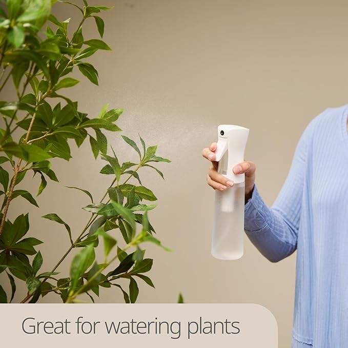 10 OZ Continuous Spray Bottles - Ultra Fine Mist Sprayer | Water Spray Bottle For Hair Stuff, Mister Spray Bottle For Plants Mister | Hair Spray Bottles For Hairstyling, Cleaning, Salons