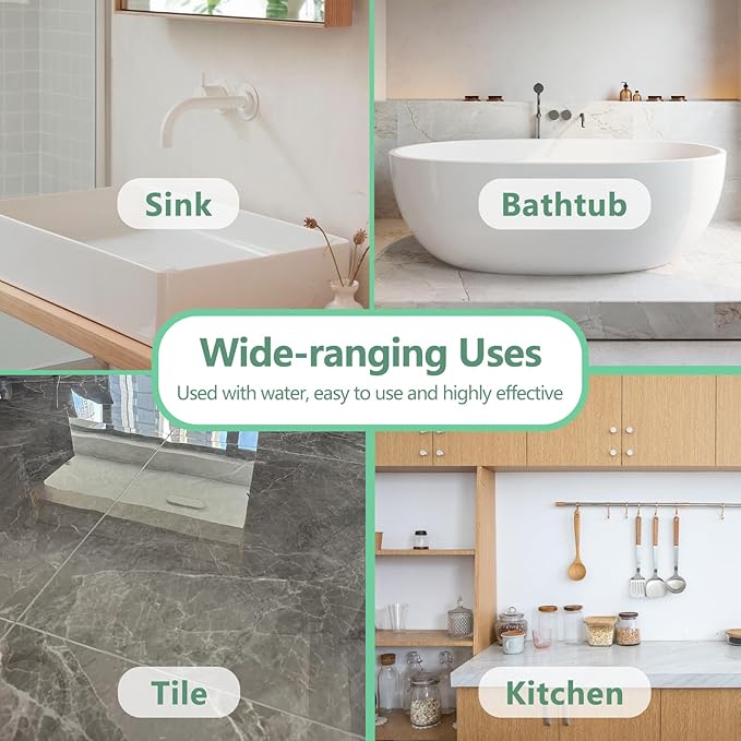 Toilet Bowl Cleaner Powder - Self-Activating Toilet Cleaner for Stubborn Stains & Limescale, Deep Cleaning Foam with Jasmine Fragrance, Safe Toilet Cleaning Supplies (4 Packs × 3 oz)